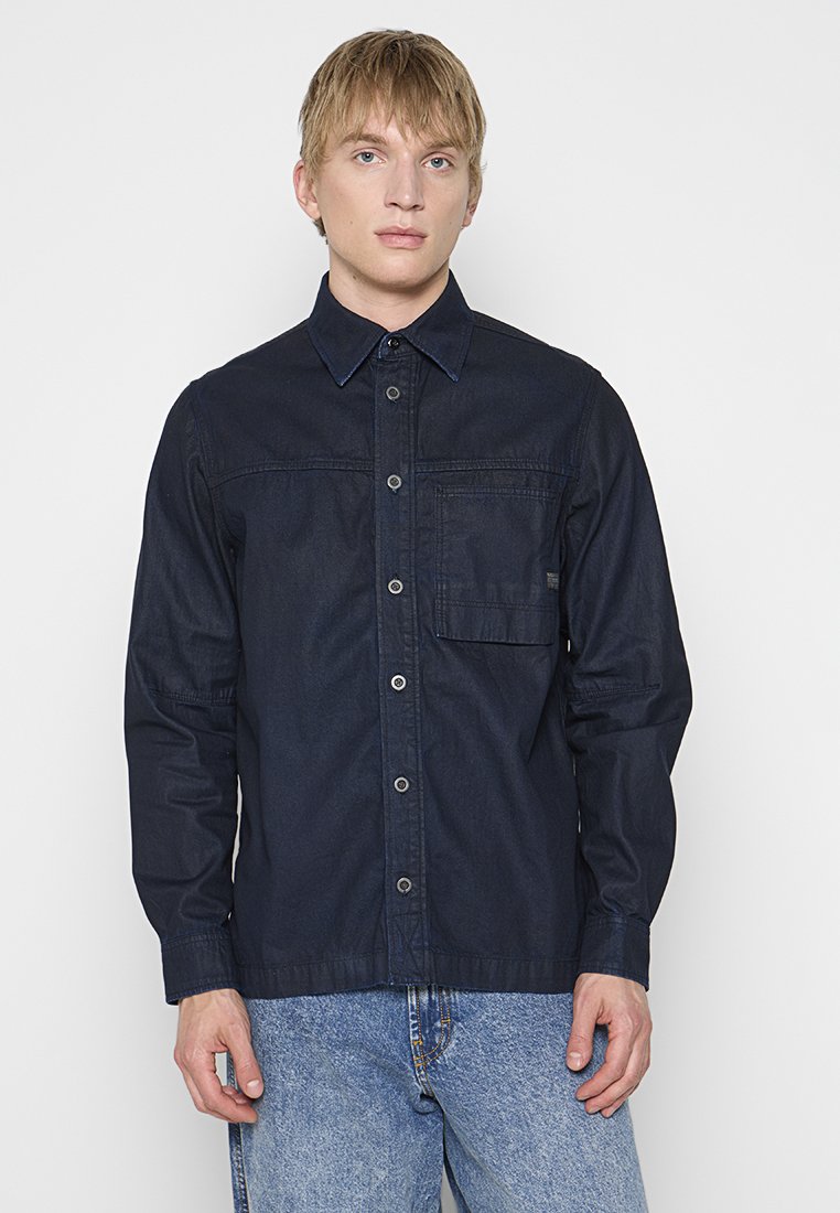 G-Star Overhemd donkerblauw