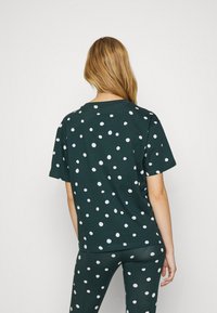 Monki T-shirt estampada - green dark