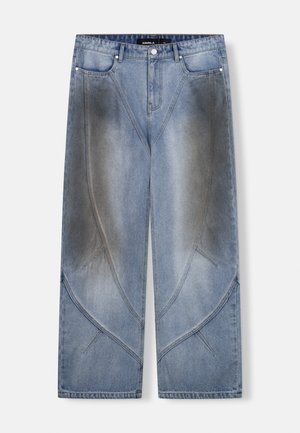 CUTLINE UNISEX - Straight leg jeans - blue dirt wash