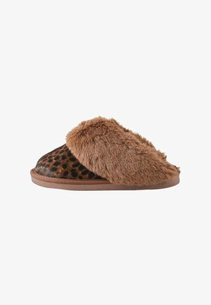 Next, Hausschuh - animal brown