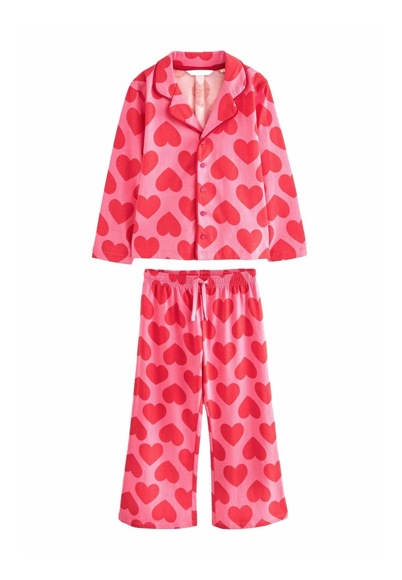 Next SET- REGULAR FIT - Nachtwäsche Set - red pink heart