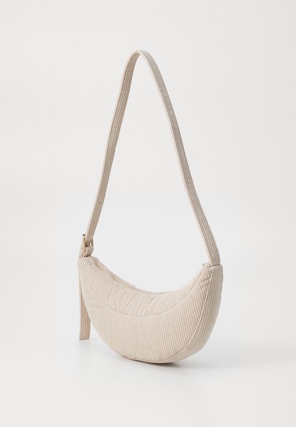 CORDUROY - Cross body bag - beige4
