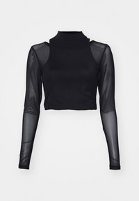 NMMIE MIX - Long sleeved top - black