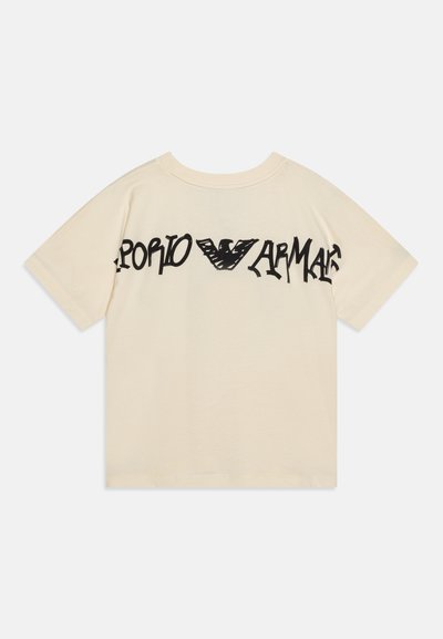 Emporio Armani UNISEX - Print T-shirt - vanilla ice