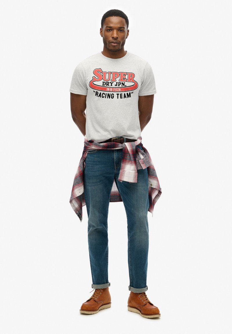 Superdry & Co T-shirt print grijs Superdry & Co T-shirt print grijs