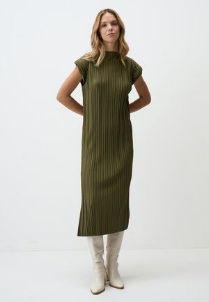 Strickkleid - khaki
