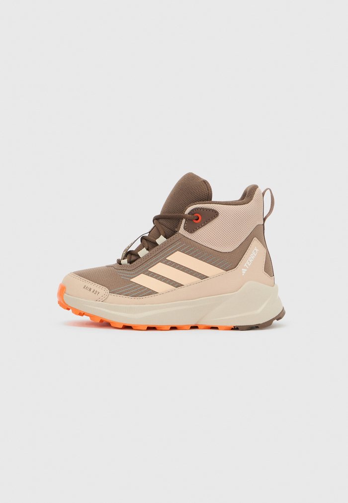adidas TRAILMAKER 2 MID UNISEX - Hiking shoes - trace brown/blush pink/wonder taupe