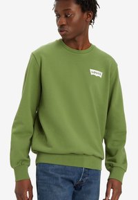 Levi's® STANDARD FIT GRAPHIC CREWNECK SWEATSHIRT - Felpa - dill