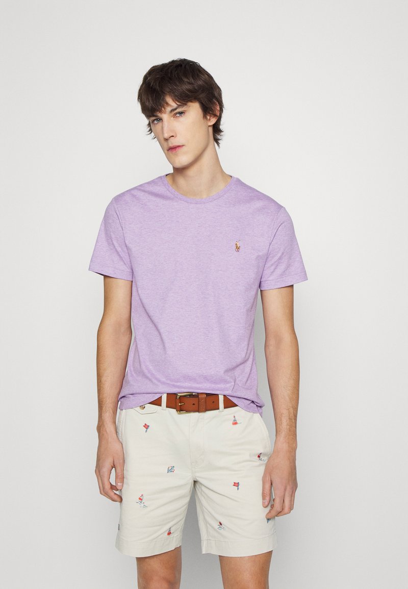 Polo Ralph Lauren CUSTOM SLIM FIT SOFT COTTON T-SHIRT - T-shirt básica - pastel purple heather
