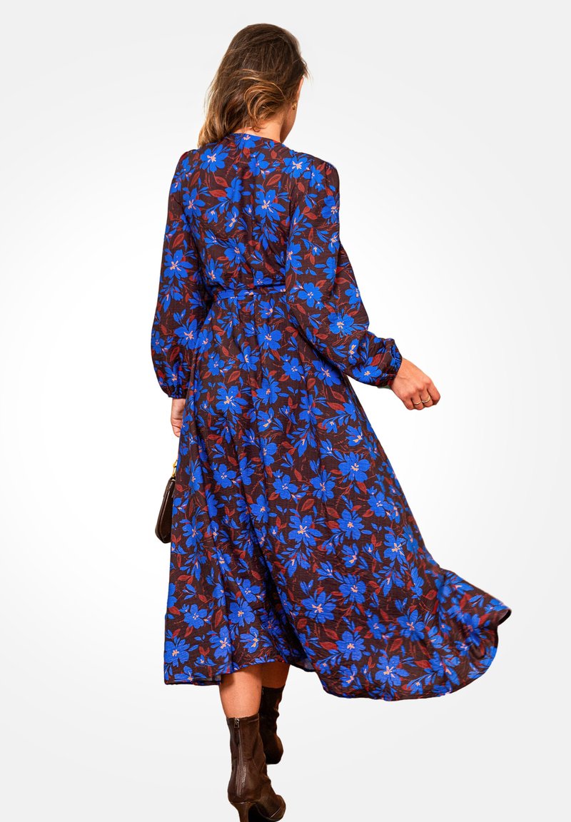 one shoulder cocktail dress Velvi - Kelli Midi - Black Dress Shoes with Blue day/all Shoe Size:40 SX-LGQ