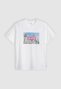 RELAXED FIT TEE - Print T-shirt - bright white