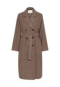 KAfanny Long Coat - Klasisks mētelis - major brown c