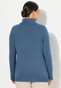 Ulla Popken ROLLKRAGEN BÜNDCHEN - Maglione - ink blue