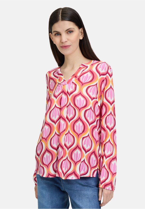 MIT MUSTER - Bluse - orange rosé