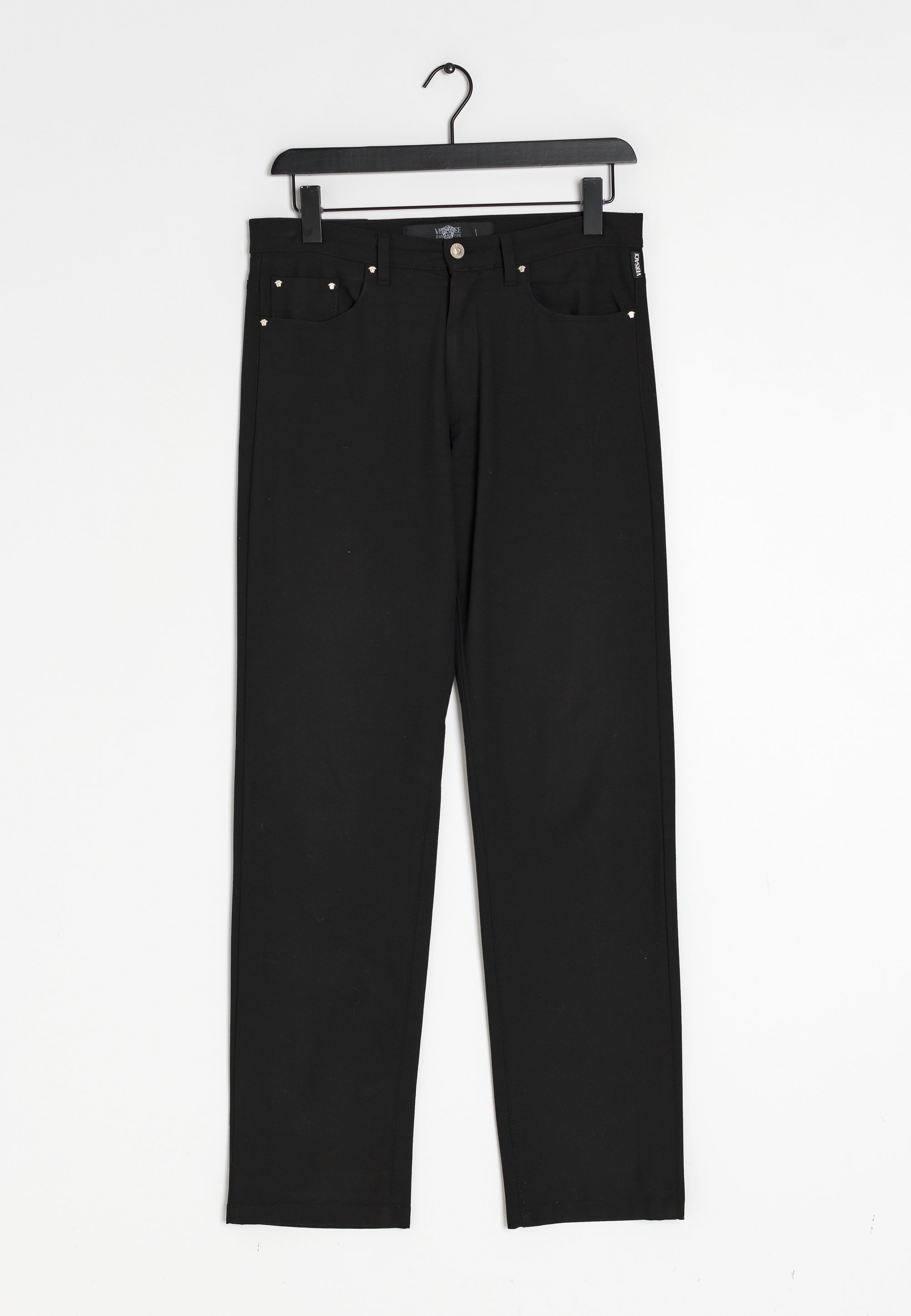 Versace Jeans Couture Trousers black (Pre-owned) Zalando