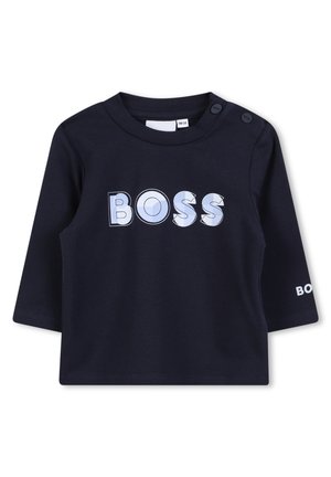 LANGARM - Long sleeved top - bleu cargo