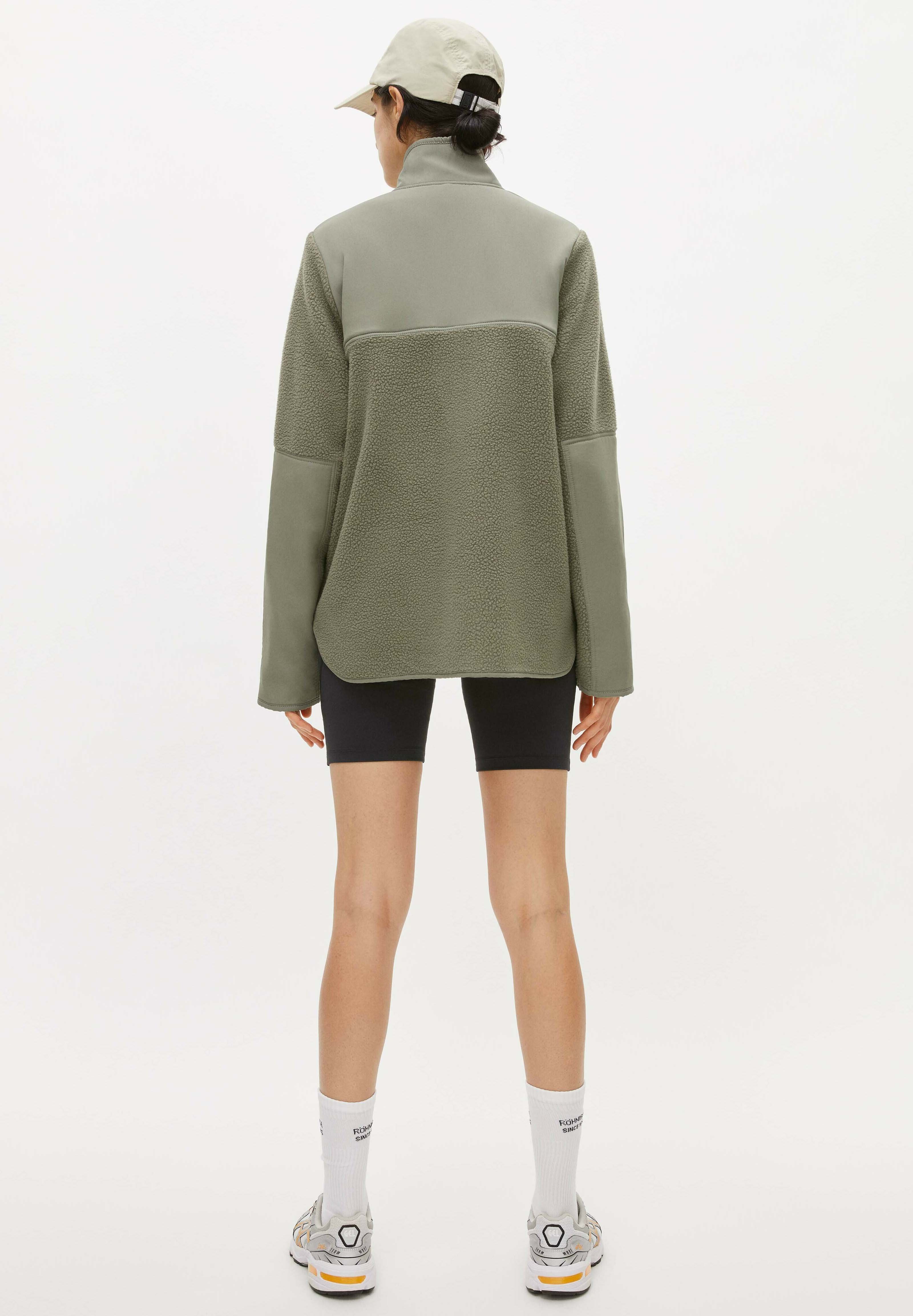 Röhnisch PHOEBE PILE - Fleece jacket - vetiver green/olive - Zalando