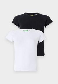 JXGIGI STITCH TEE 2 pack - T-Shirt basic - black/white