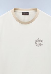 Napapijri FEDAIA - T-shirts print - beige dimity