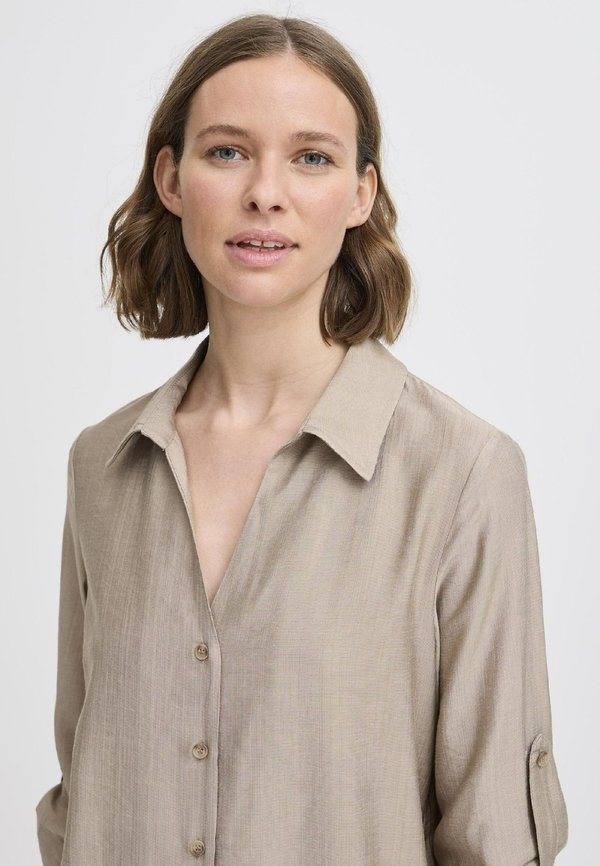 BYJOANNIE - Button-down blouse - roasted cashew4