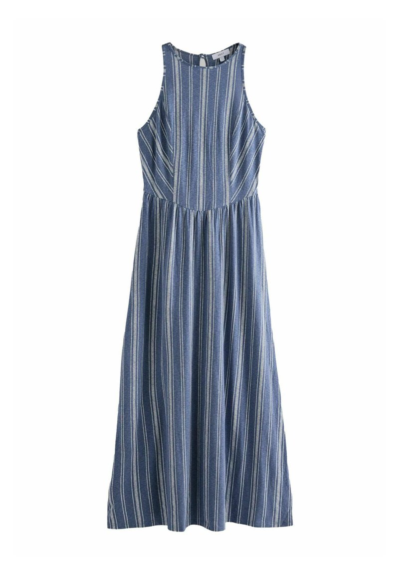Next STRIPED - Maxi ruha - blue