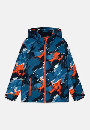 KID JACKET SNAPS HOOD - Giacca da snowboard - bluestone/blue