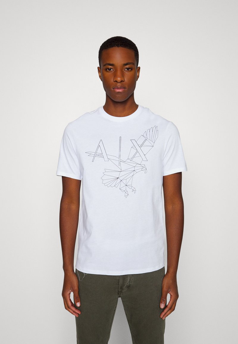 Armani Exchange - Tricou cu imprimeu - white, Extindeți