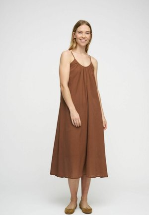 CAVE GAUZE - Day dress - dark terracotta