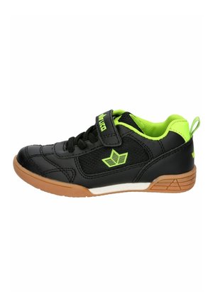 LICO Walking trainers - schwarz lemon