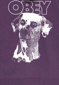 Obey Clothing DALMATION - Felpa con cappuccio - viola