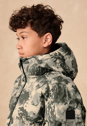 Next REGULAR FIT- SHOWER RESISTANT - Cappotto invernale - green camoflauge
