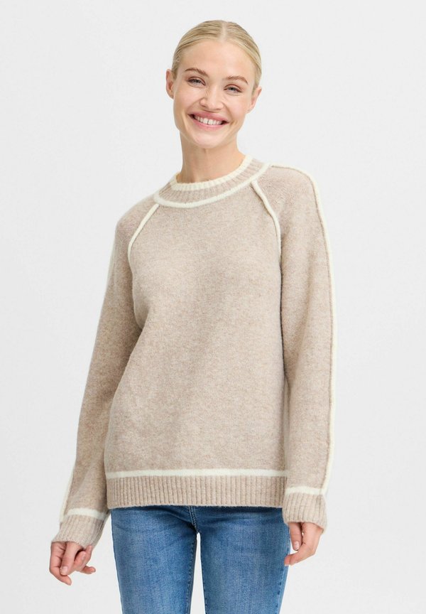 BYNINNA - Jumper - sepia tint mix