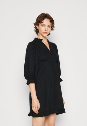 YAS YASPICKA 3/4 DRESS - Φόρεμα πουκάμισο - black