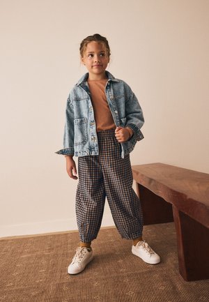 Next, PULLON - Bukser - brown gingham