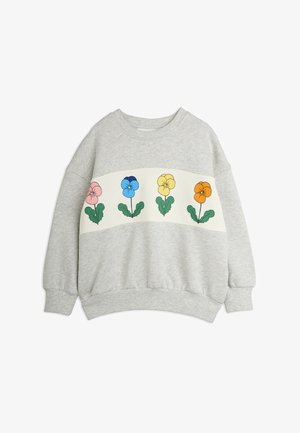 Mini Rodini, VIOLAS PANEL UNISEX - Felpa - grey melange