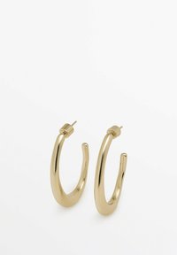 Massimo Dutti THIN HOOP - Náušnice - gold coloured