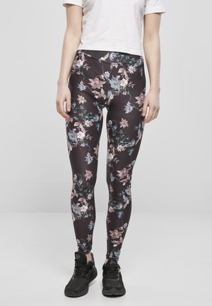 SOFT AOP - Leggings - blacksoftflower