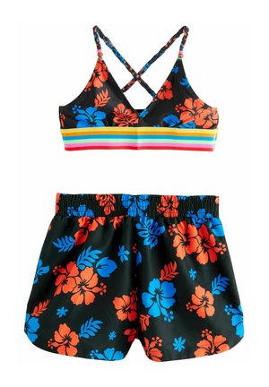 SET - Bikini - black tropical
