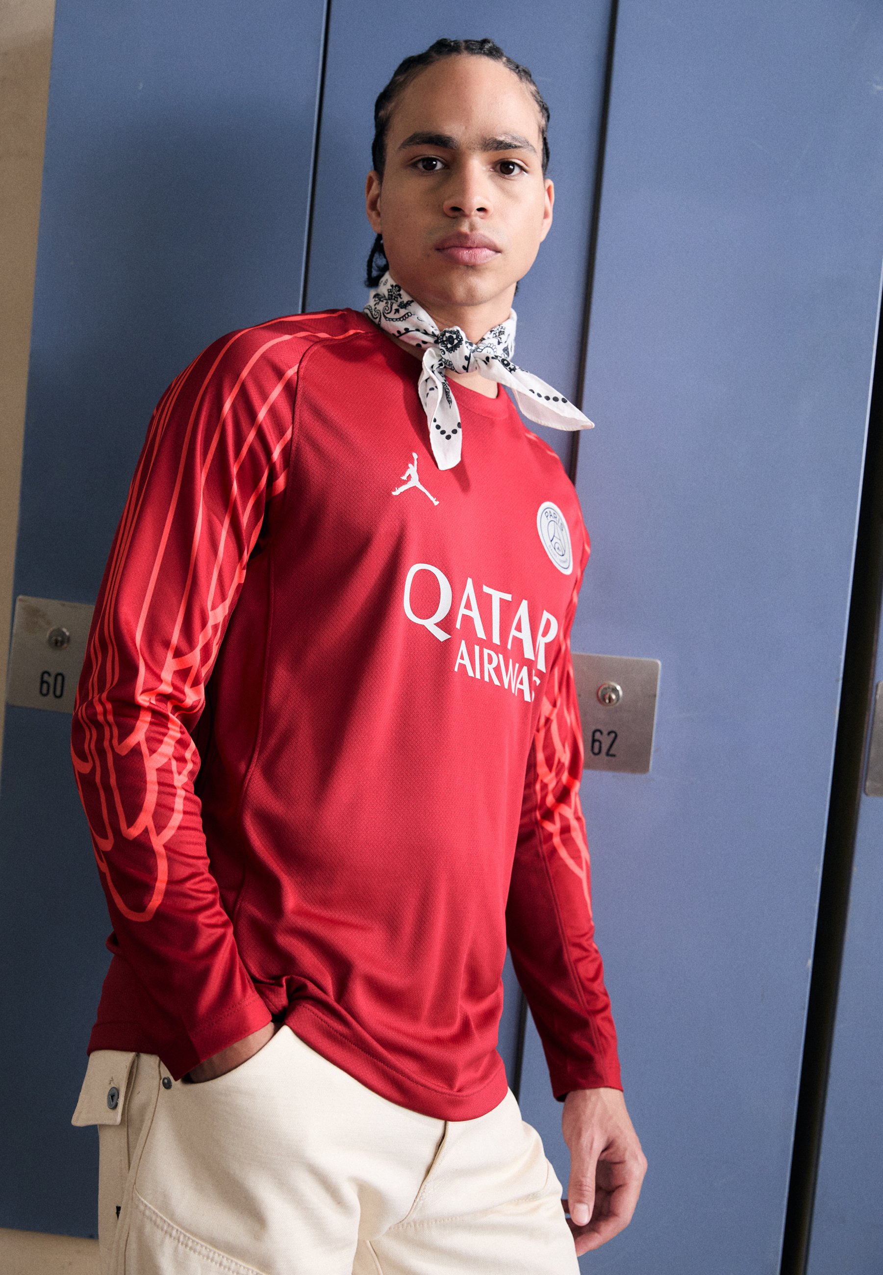PARIS SAINT-GERMAIN 長袖ジャージ レッド Paris Saint Germain – Soccer Maxx