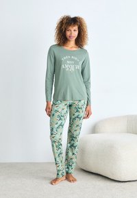 LASCANA VIVANCE DREAMS BY LASCANA VD LAUTOMNE - Nattplagg set - green