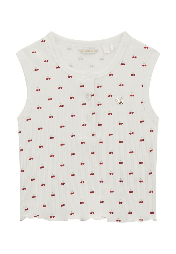 Top - mehrfarbig, weiß