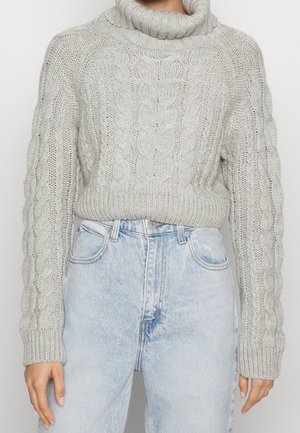 Gina Tricot Strickpullover - grey