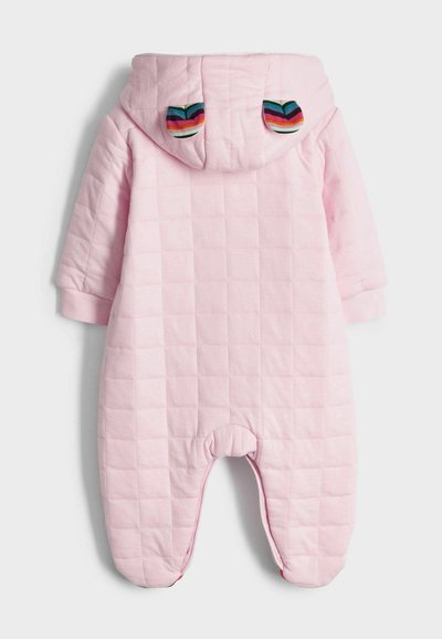 Paul Smith Junior ZEBRA LOGO QUILTED ALL-IN-ONE REGULAR FIT - Snežni kombinezon - pink