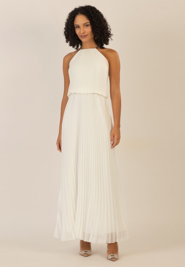 PLISSEE - Maxikleid - creme
