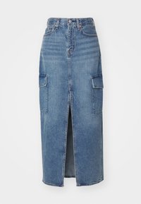 ANKLE COLUMN CARGO SKIRT - Jupe en jean - maximize the moment