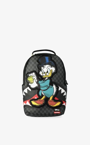 Sprayground, ZAINO SPRAYGROUND SCROOGE COUNTING IN PELLE VEGANA NERA UNISEX - Zaino - nero