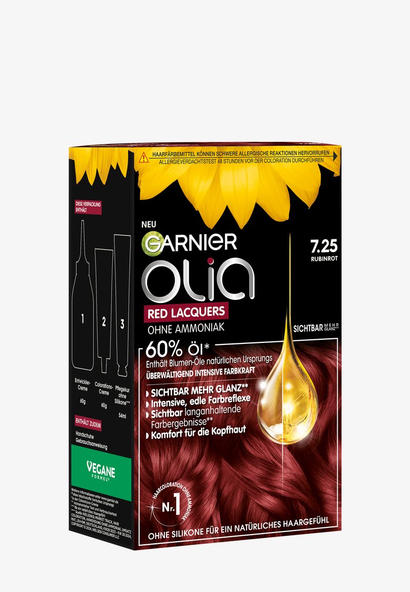 Garnier - OLIA PERMANENT HAIR COLOR - Haarverf - ruby red, Vergroten