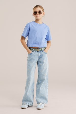 WE Fashion Základné tričko - blue