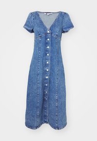 SLEEVE DRESS - Džinsa auduma kleita - denim