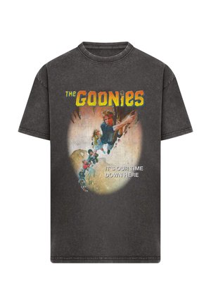 Merchcode, THE GOONIES OUR TIME ACID WASH LOOSE TEE - T-shirt imprimé - black